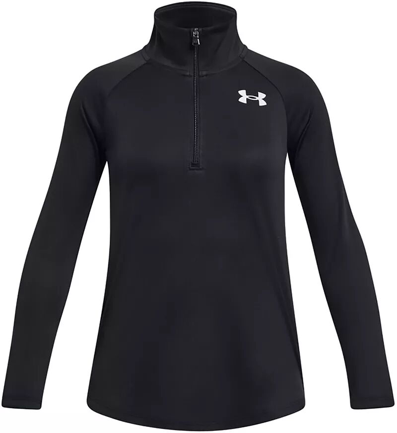 

Пуловер с молнией 1/4 Under Armour для девочек Tech, черный