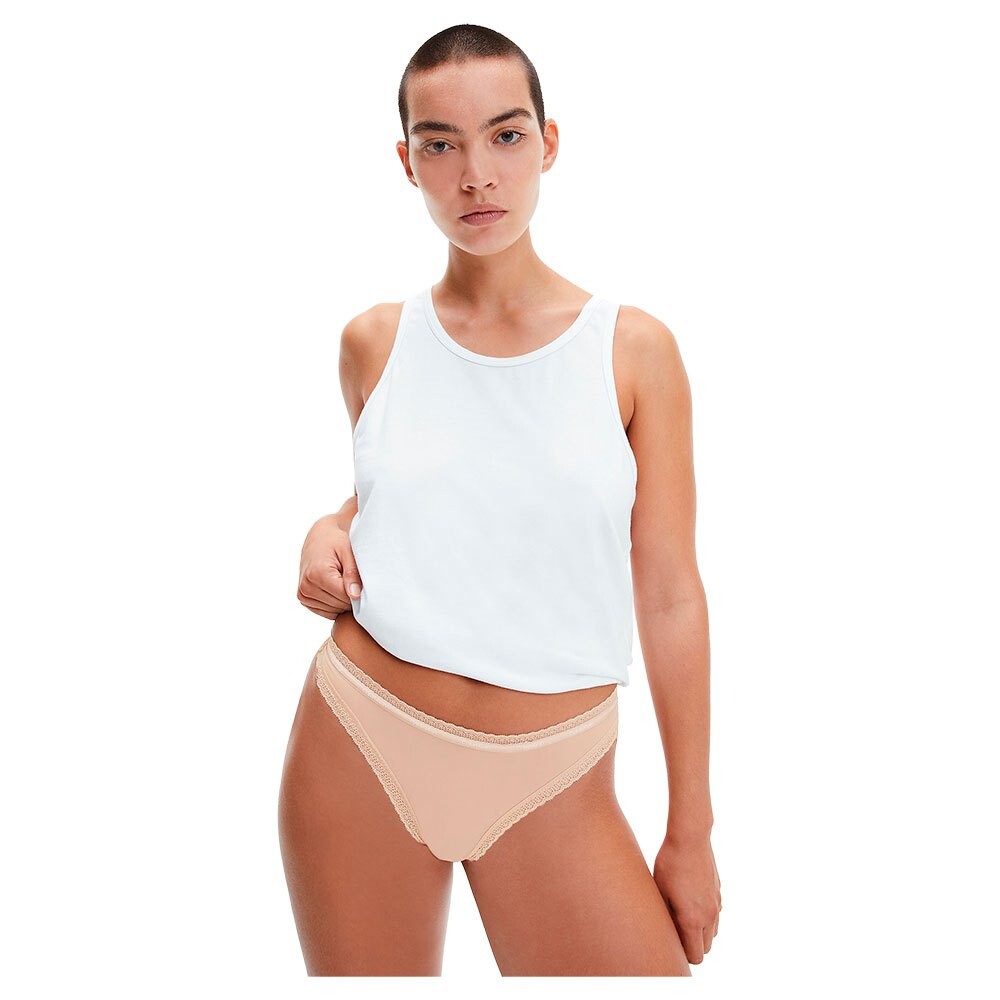 

Стринги Calvin Klein 000QD3763E, бежевый