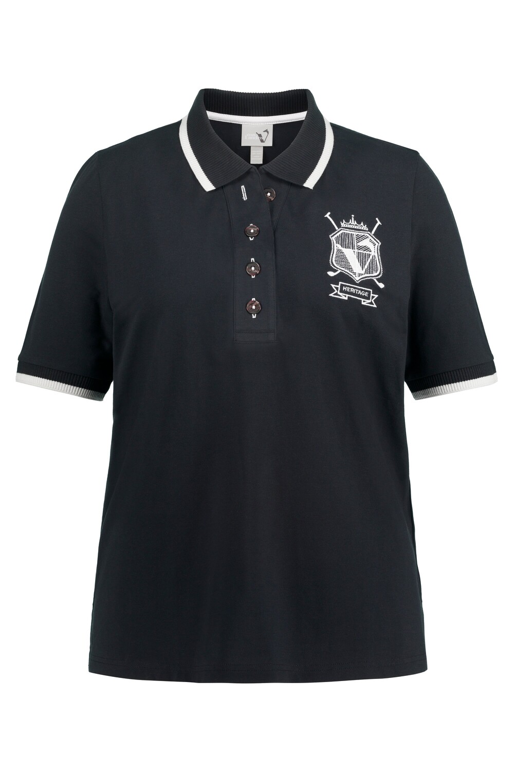 

Футболка Ulla Popken Polo, черный