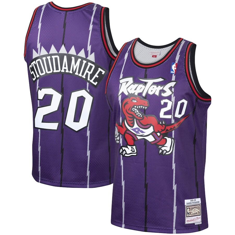 

Джерси Mitchell & Ness Toronto Raptors, фиолетовый