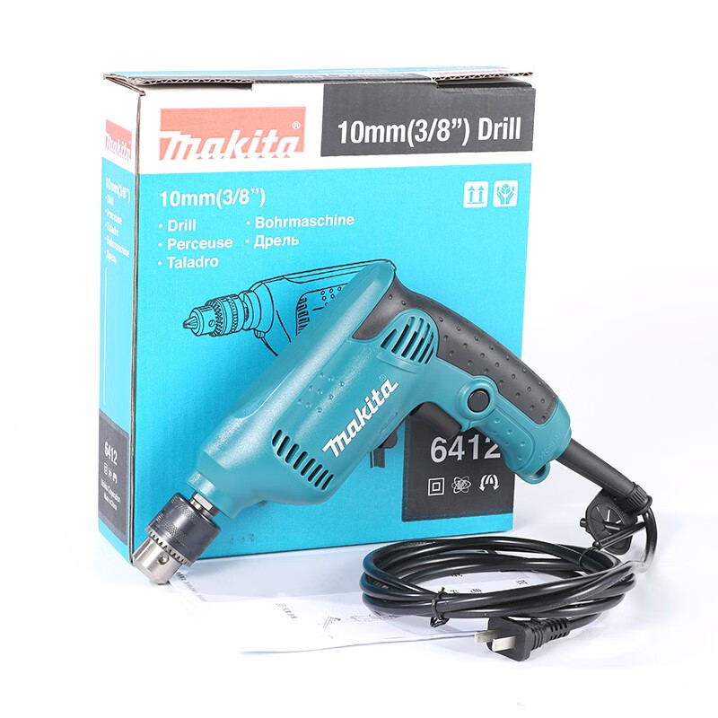 Дрель ручная электрическая Makita 6412, 450W