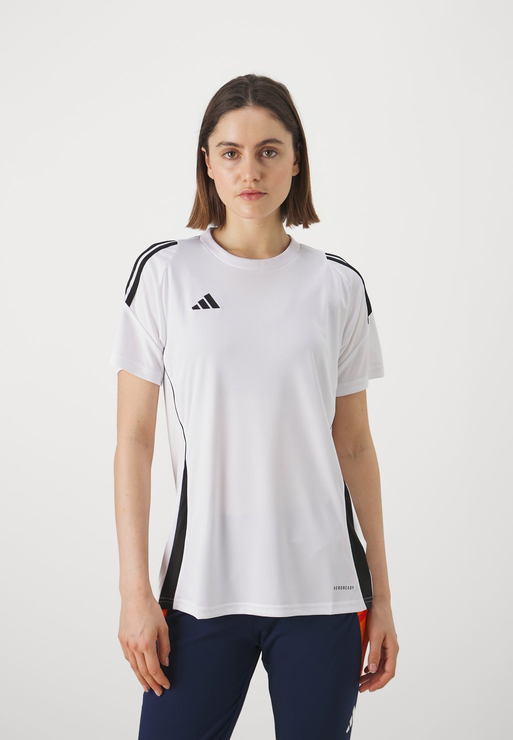 Спортивная футболка TIRO24 adidas Performance, цвет white/black