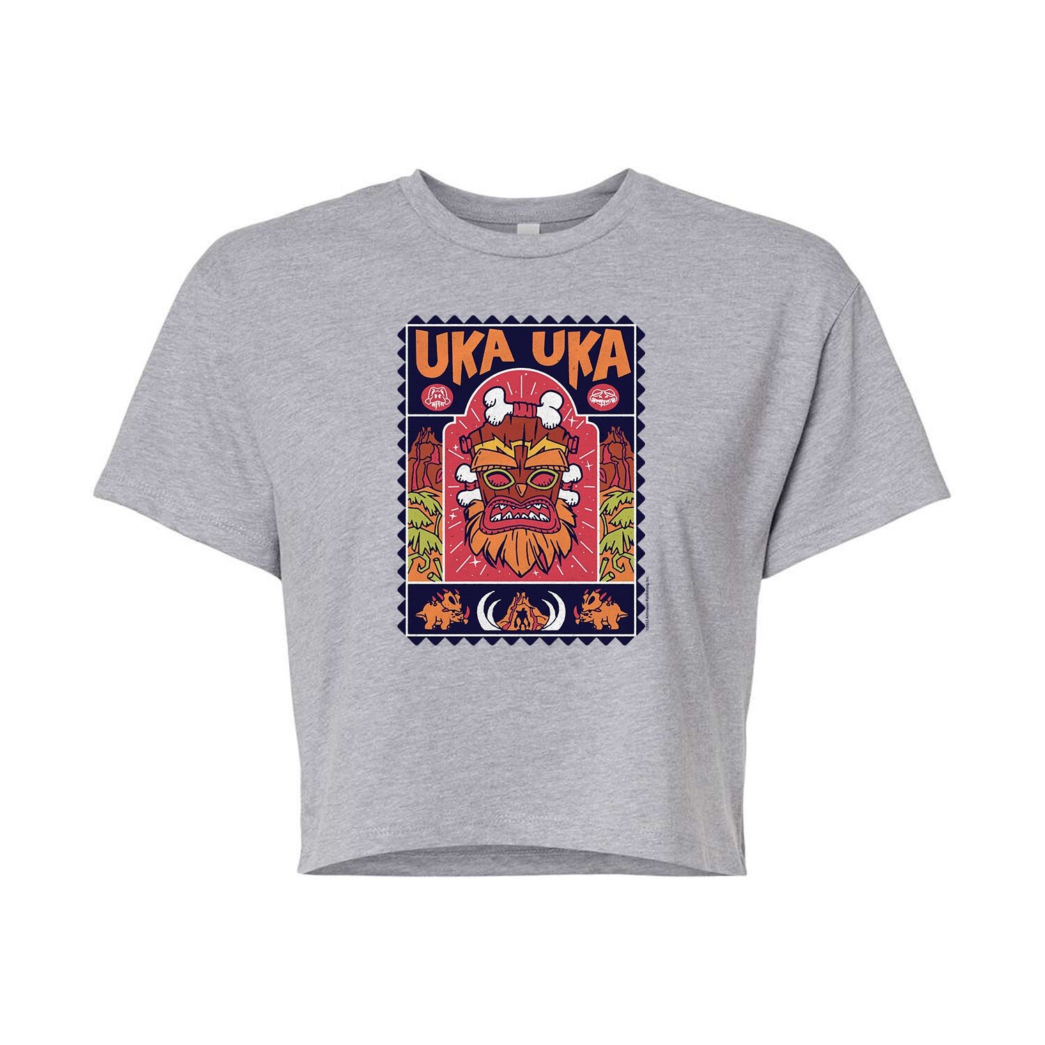 

Укороченная футболка с рисунком Juniors' Crash Bandicoot Uka Uka Licensed Character