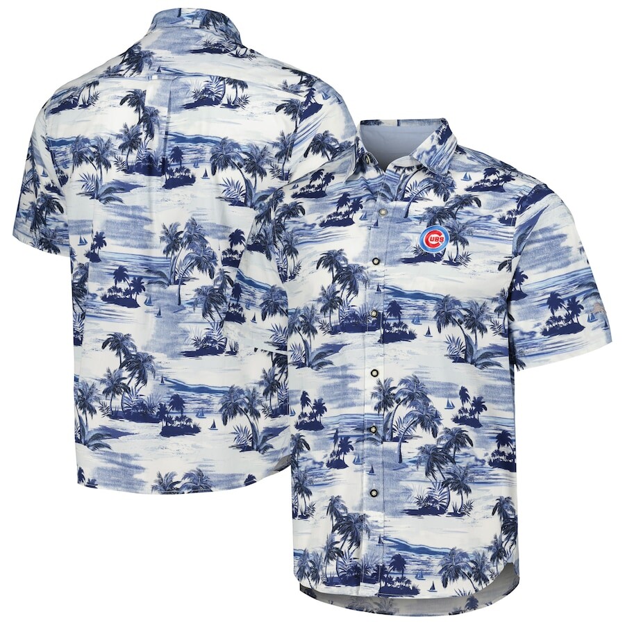 

Рубашка Tommy Bahama Chicago Cubs, роял