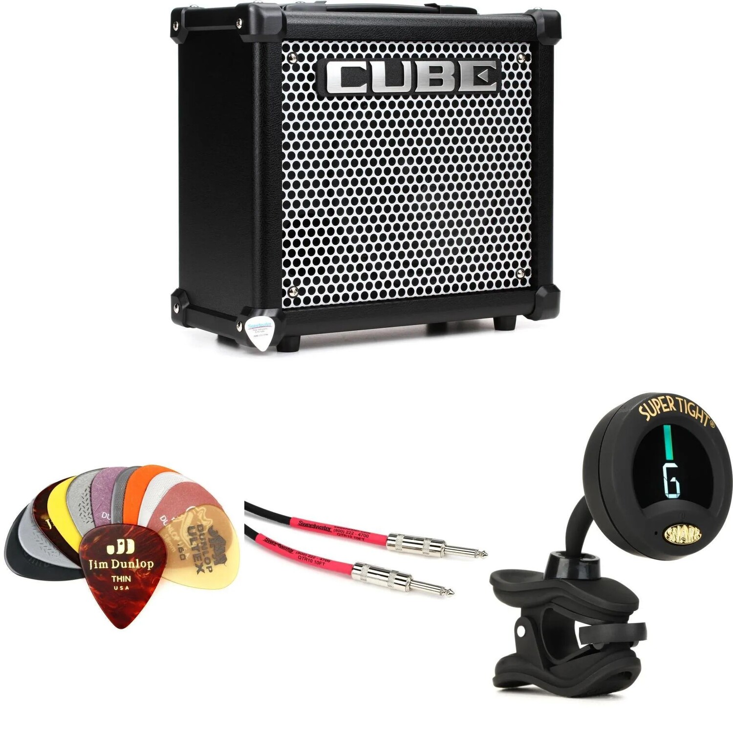 

Новый комплект основных компонентов комбоусилителя COSM Roland CUBE-10GX 1x8 дюймов, 10 Вт