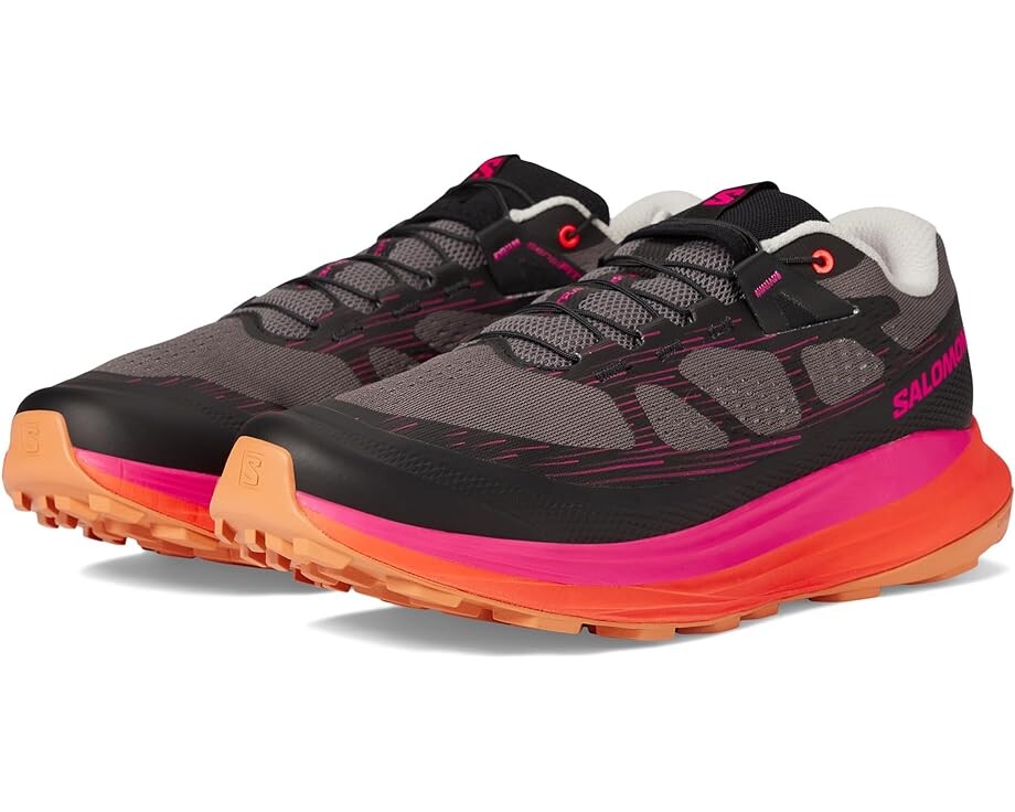 

Кроссовки Salomon Ultra Glide 2, цвет Plum Kitten/Black/Pink Glo