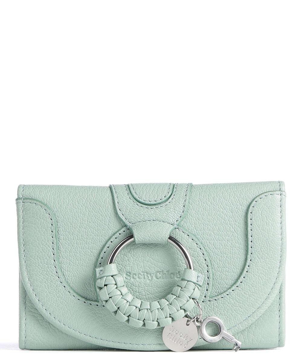 

Кошелек Hana из зерненой козьей кожи See By Chloé, зеленый