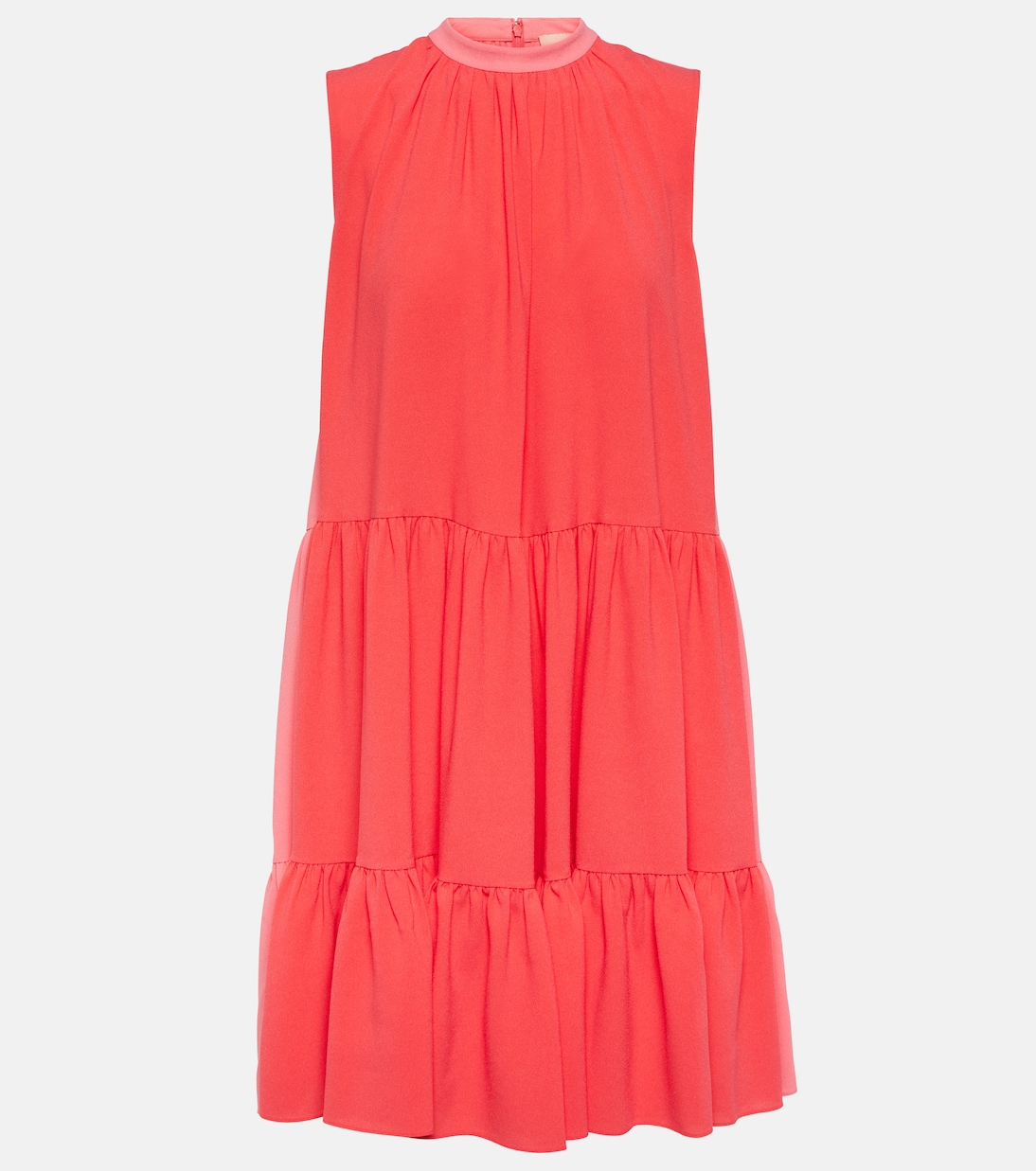 Ярусное мини-платье из джерси Roksanda, красный ярусное платье мини ava d из жатого шелка saloni розовый