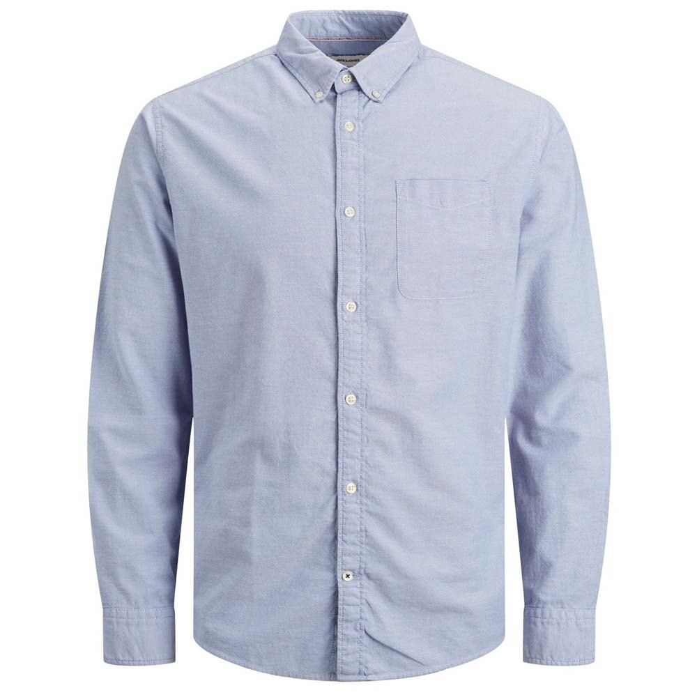 

Рубашка с длинным рукавом Jack & Jones Oxford, синий