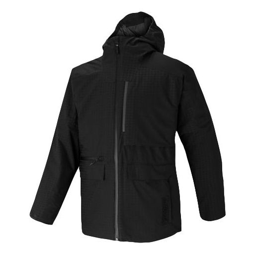 Пуховик Men's adidas Outdoor Sports Black Down Jacket, черный цена и фото