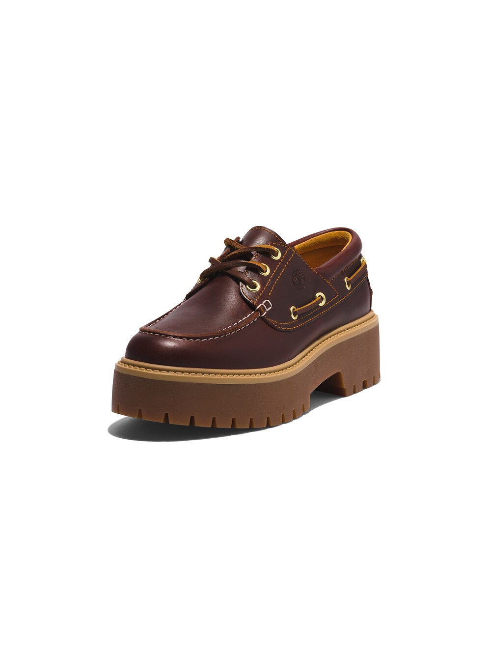 ковролин принт карамель 170 3м коричневый Обувь на шнуровке Timberland Stone Street 3 Eye, коричневый/карамель/темно-коричневый