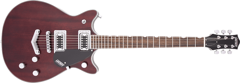 Электрогитара Gretsch G5222 Electromatic Double Jet BT with V-Stoptail Walnut Stain цена и фото