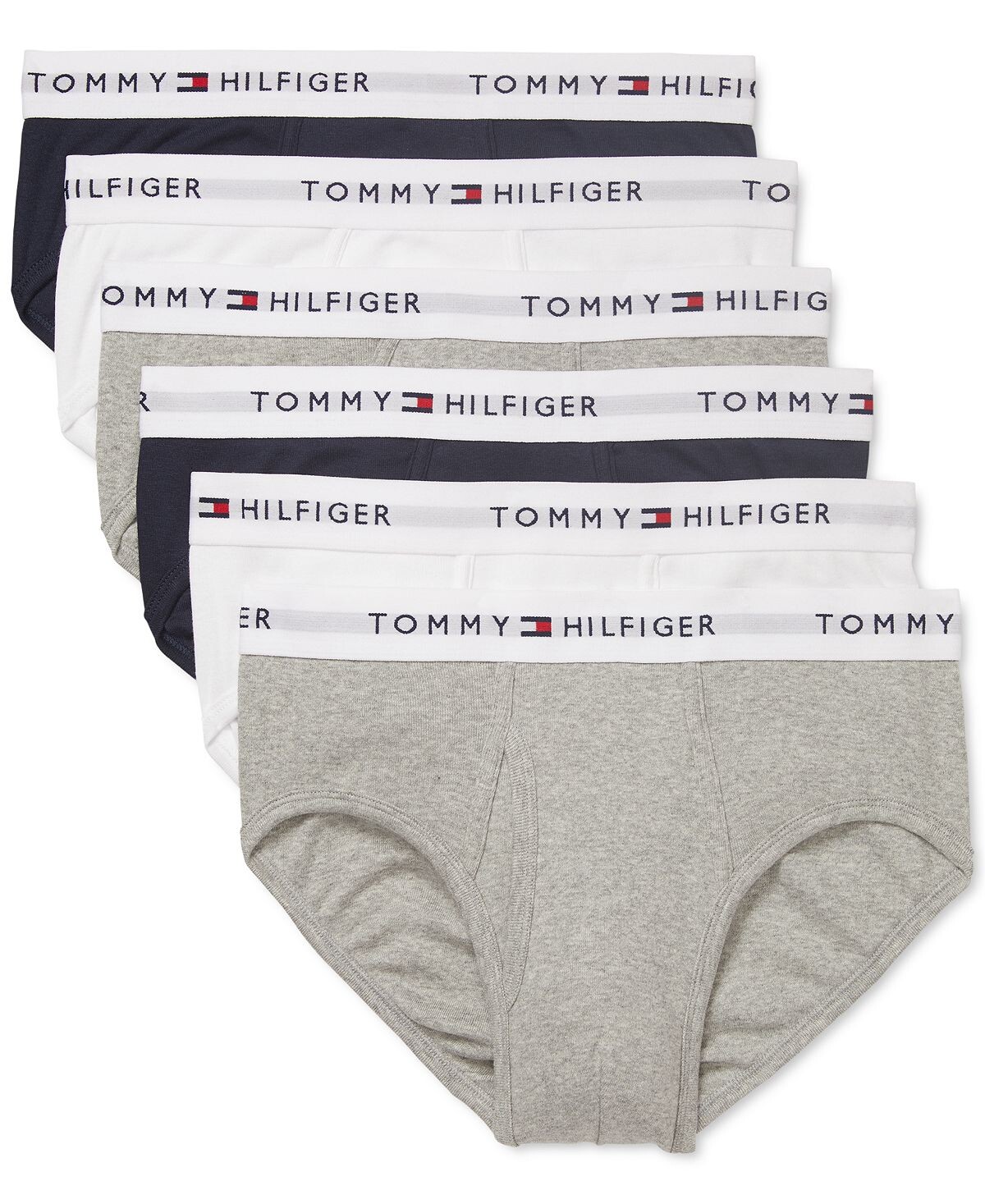 

Мужские классические трусы из хлопка, упаковка из 6 шт. Tommy Hilfiger