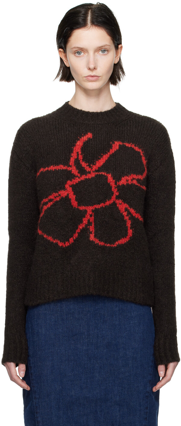 

Шерстяной коричневый свитер Paloma Floreke Paloma Wool
