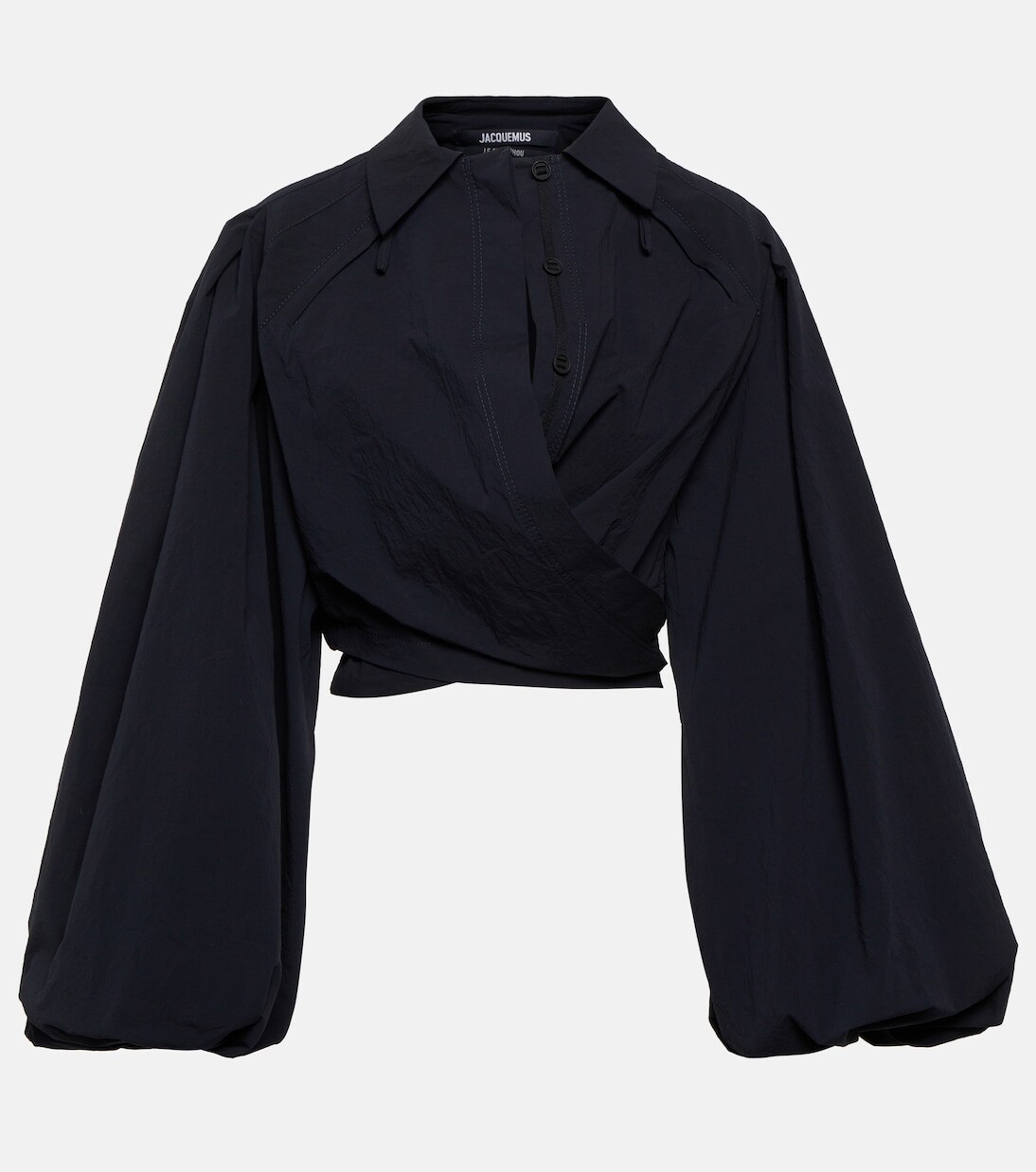 

Рубашка le haut bahia из поплина Jacquemus, синий