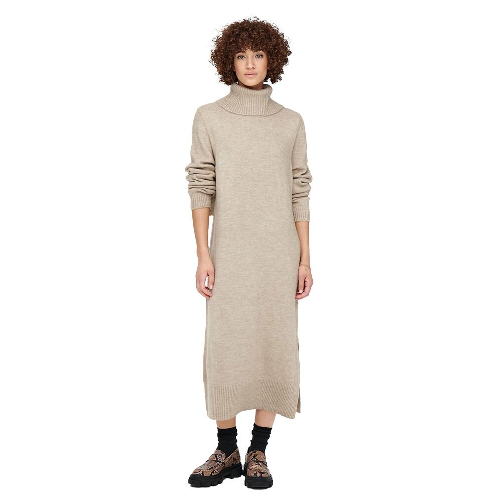 

Платье Only Brandie Long Sleeve Roll Neck, бежевый