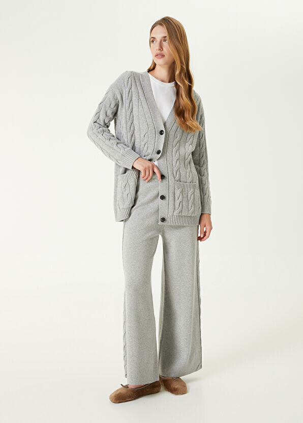 

Трикотажные брюки с тесьмой Beymen Collection, серый