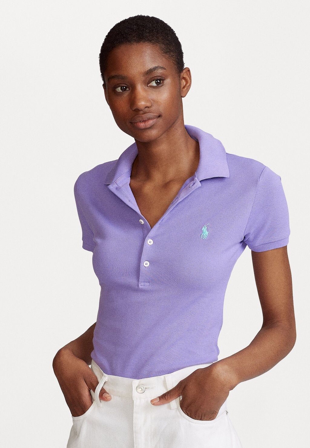 

Поло Julie Short Sleeve Polo Ralph Lauren, цвет cactus purple
