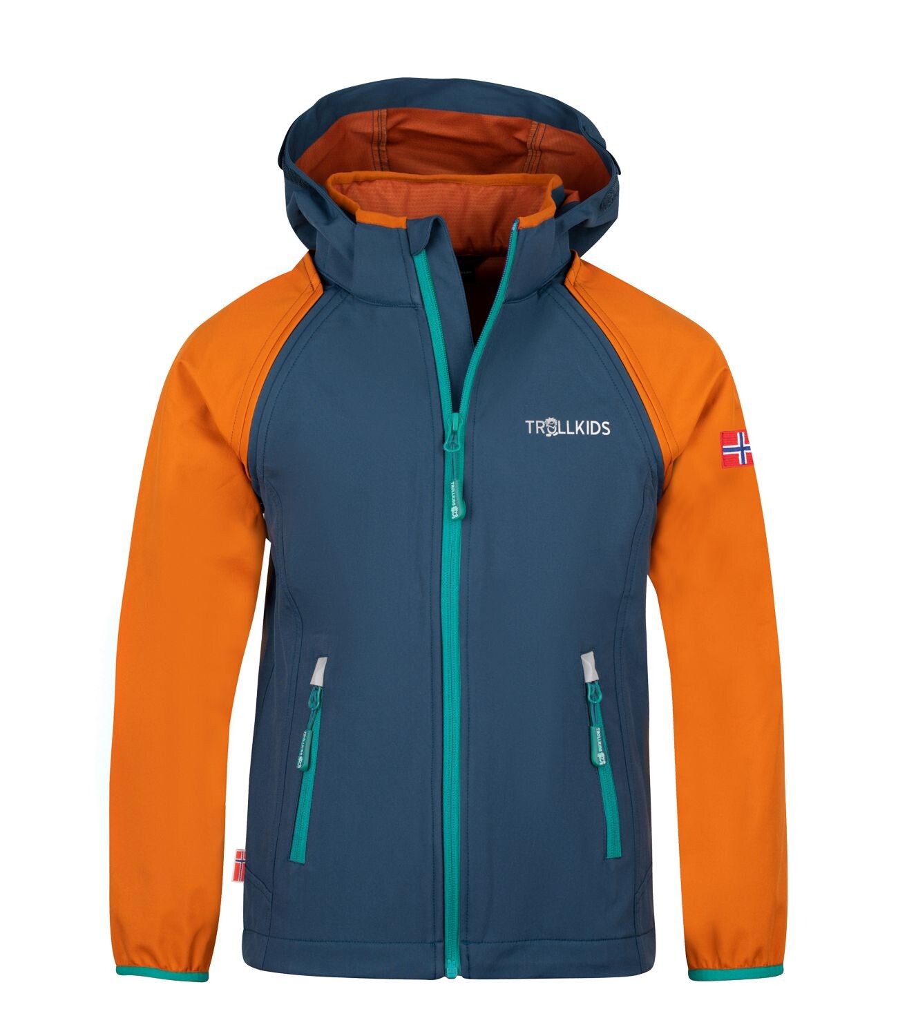 

Куртка софтшелл Trollkids Softshell Jacke Zip Off Rondane, цвет Zimt/Nachtblau/Dunkelblau