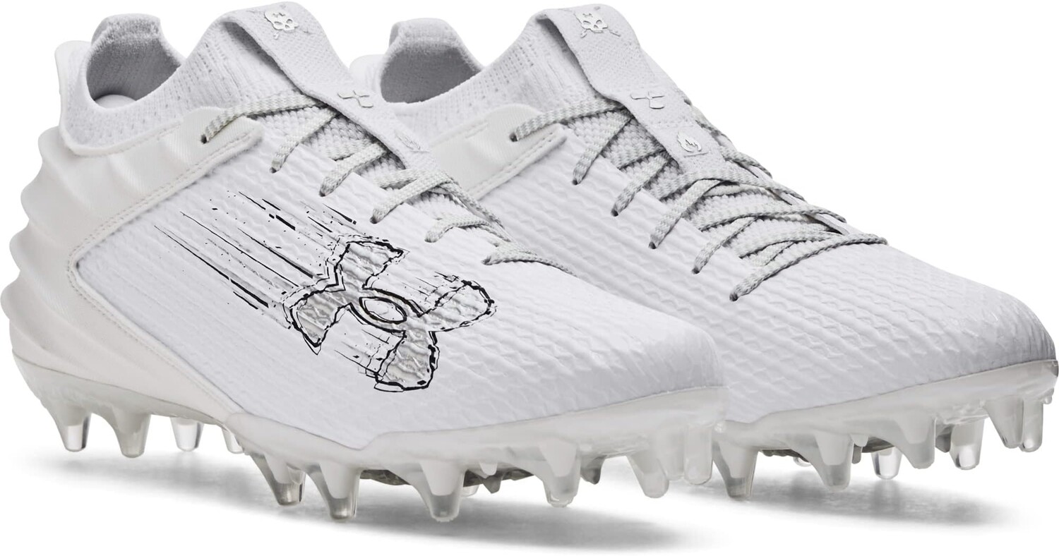 

Кроссовки Under Armour Blur Smoke 2.0 MC, цвет White/White/Metallic Silver