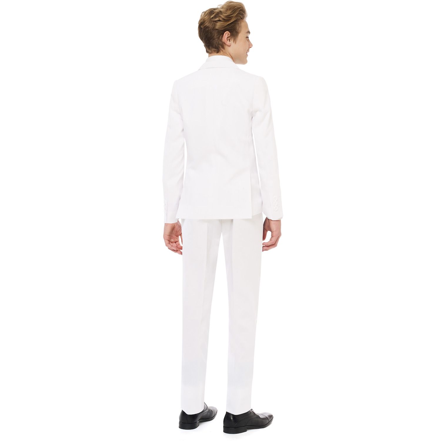 классическая рубашка solid color opposuits цвет white knight Однотонный костюм OppoSuits White Knight для мальчиков 10–16 лет OppoSuits