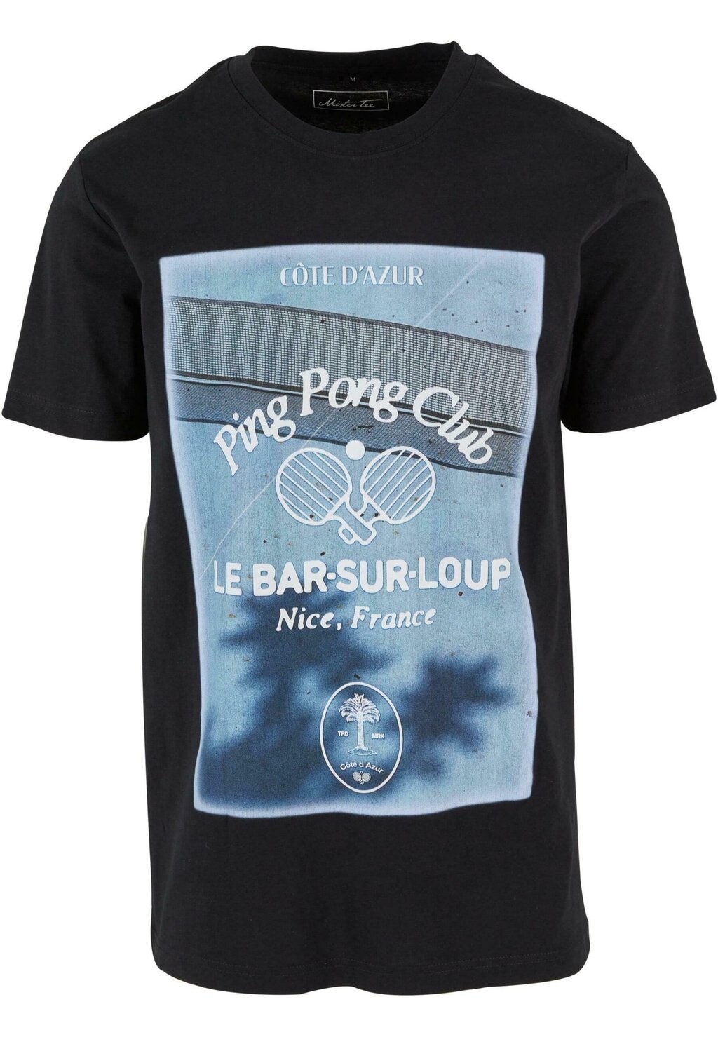 

Футболка с принтом Ping Pong Club Mister Tee, черная