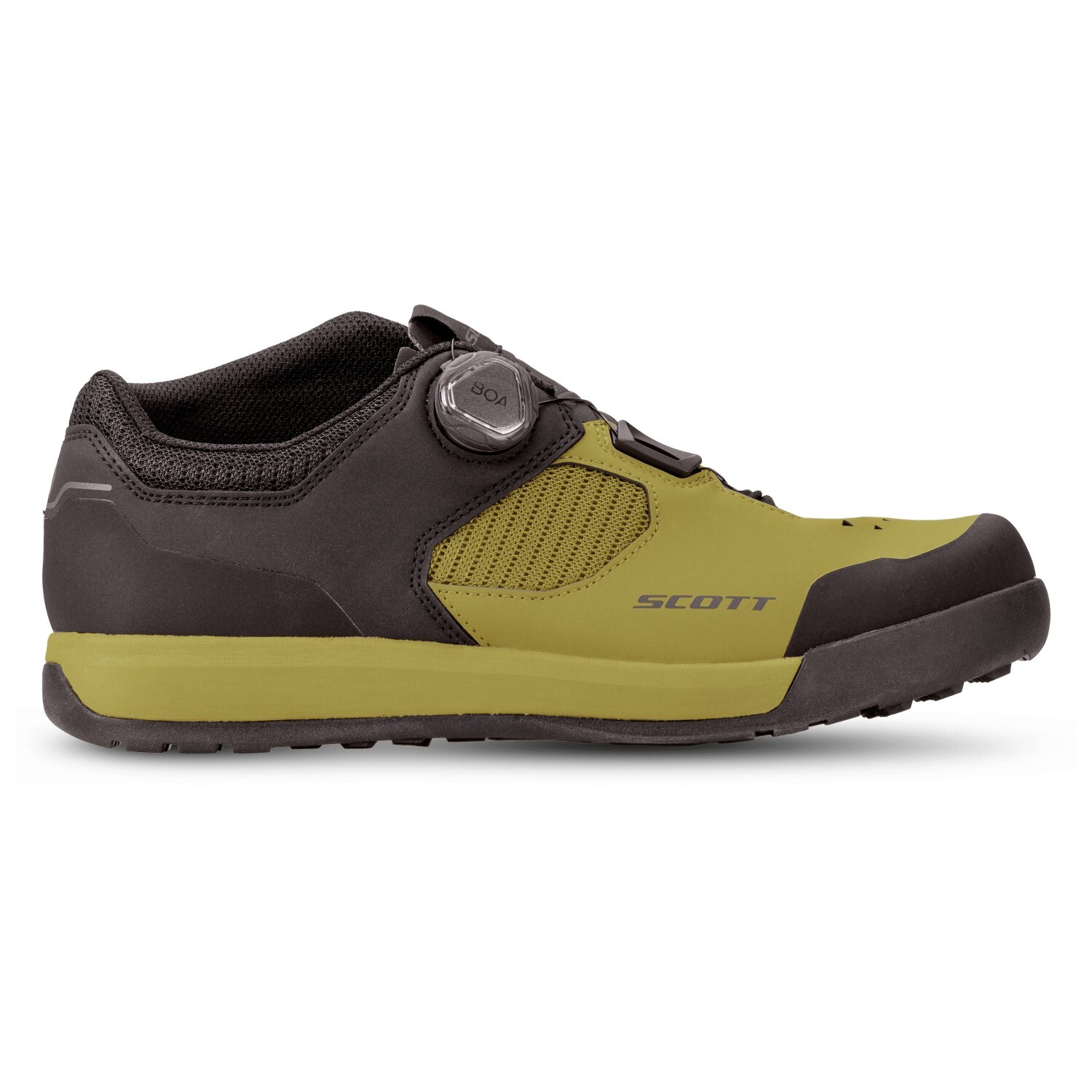 

Велосипедная обувь Scott MTB Shr Alp Boa Evo Tuned, цвет Matt Black/Savanna Green