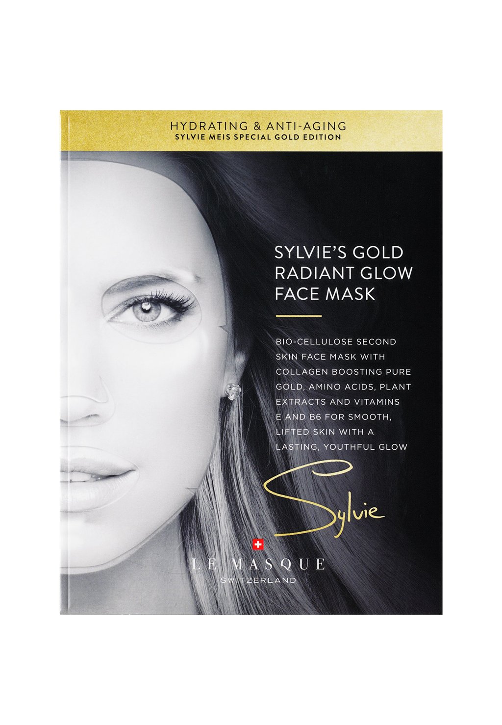 Маска для лица Sylvie'S Gold Radiant Glow Face Mask Le Masque Switzerland