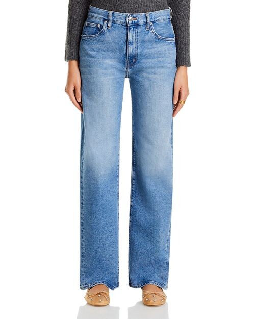 

Джинсы Faye с высокой посадкой в цвете Sutton Vintage Derek Lam 10 Crosby, цвет Blue