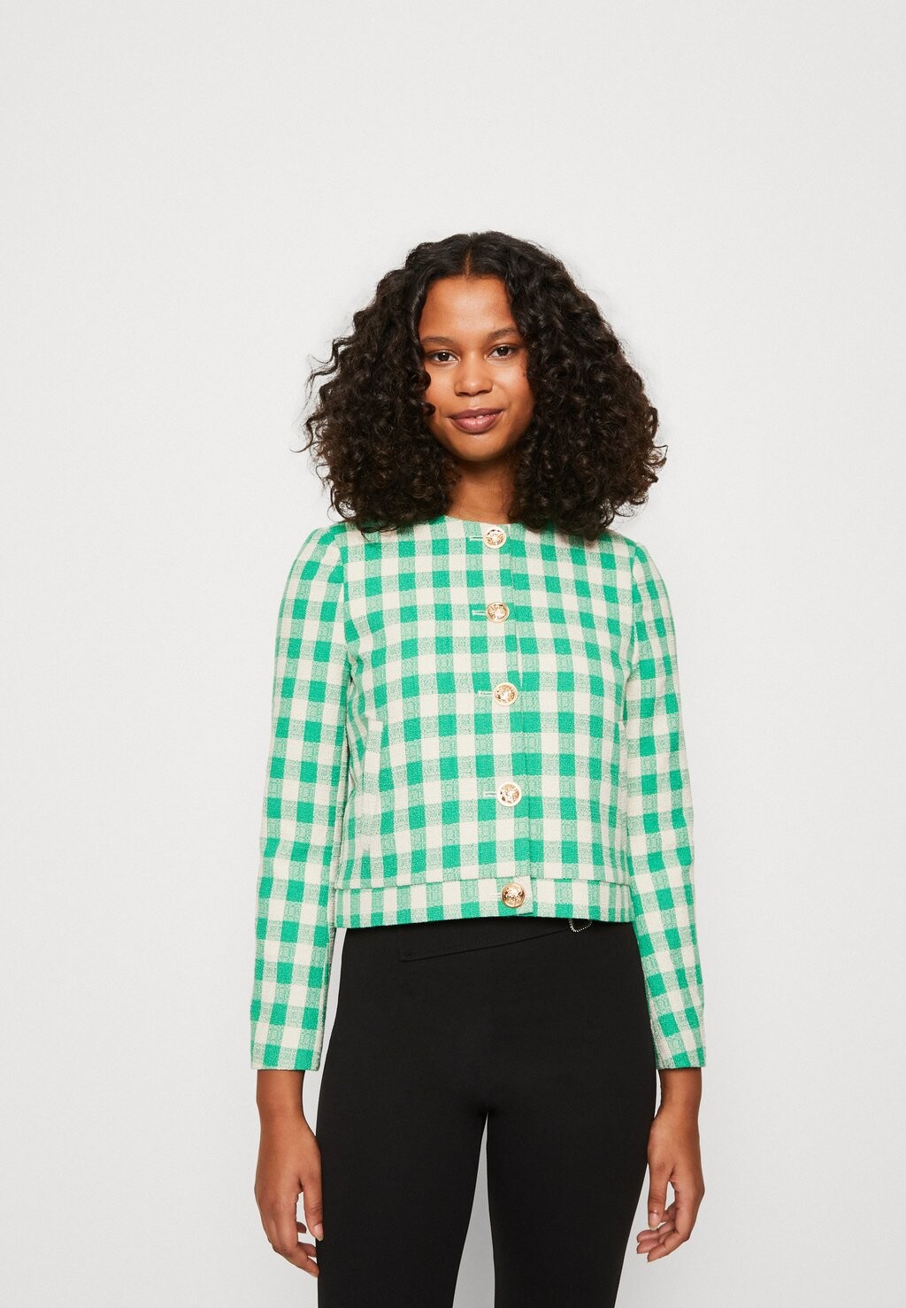 

Блейзер Vero Moda Vmbreesay, зеленый/бежевый