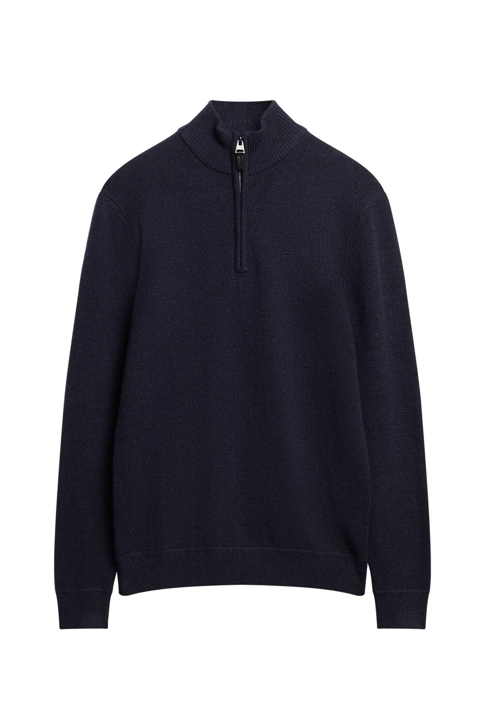 

Трикотажный джемпер на пуговицах Superdry Essential Superdry, синий