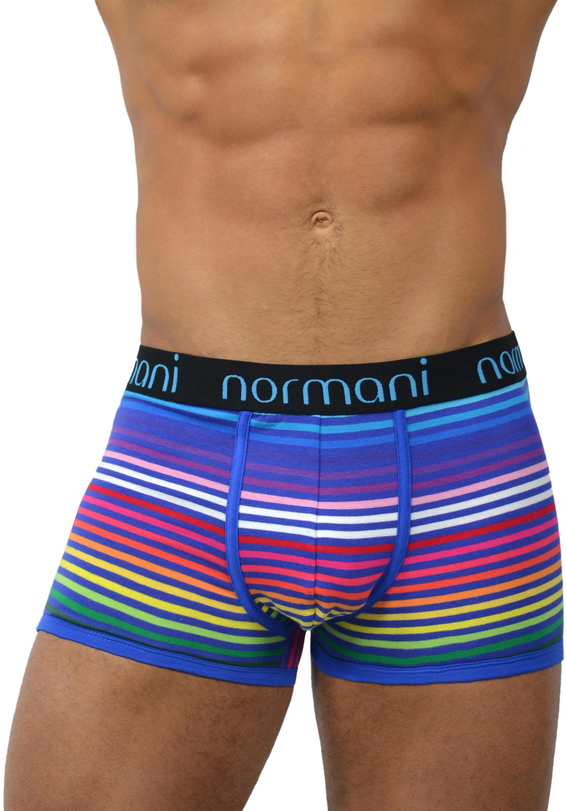 цена Боксеры normani 6 Stück Retro s aus Baumwolle, цвет Rainbow Stripes