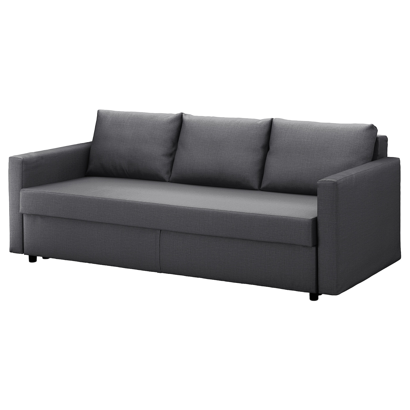 ФРИХЕТЕН 3 дивана-кровати с откидной спинкой, Скифтебо темно-серый FRIHETEN IKEA