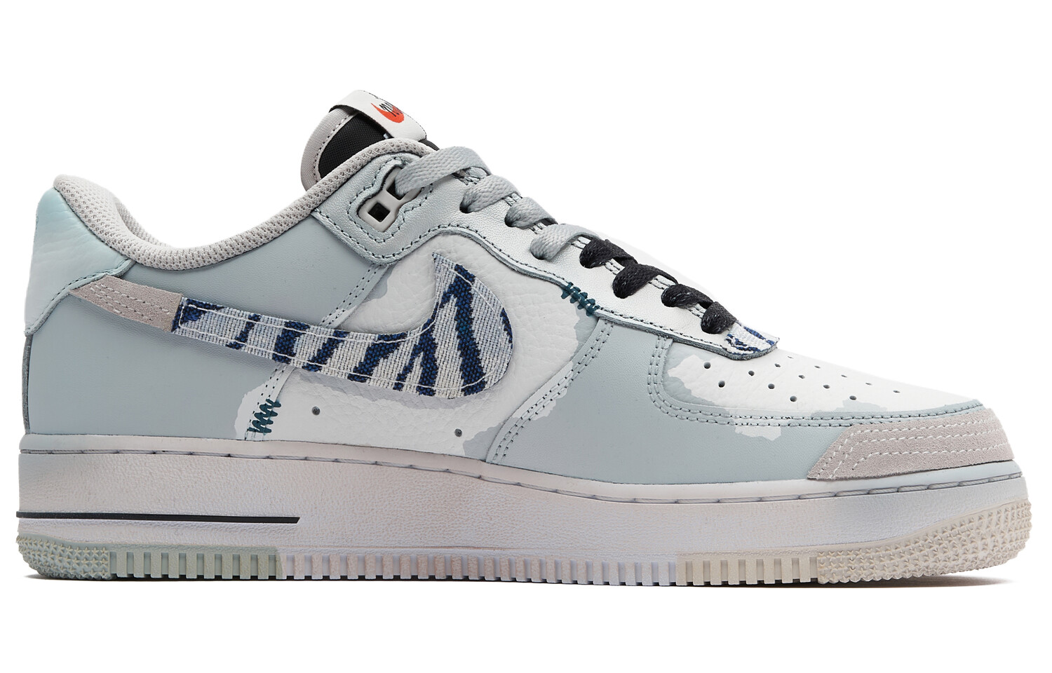 

Кроссовки Nike Air Force 1 Skateboarding Shoes Men Low-top White/Royal Blue/Fern Green, белый/синий