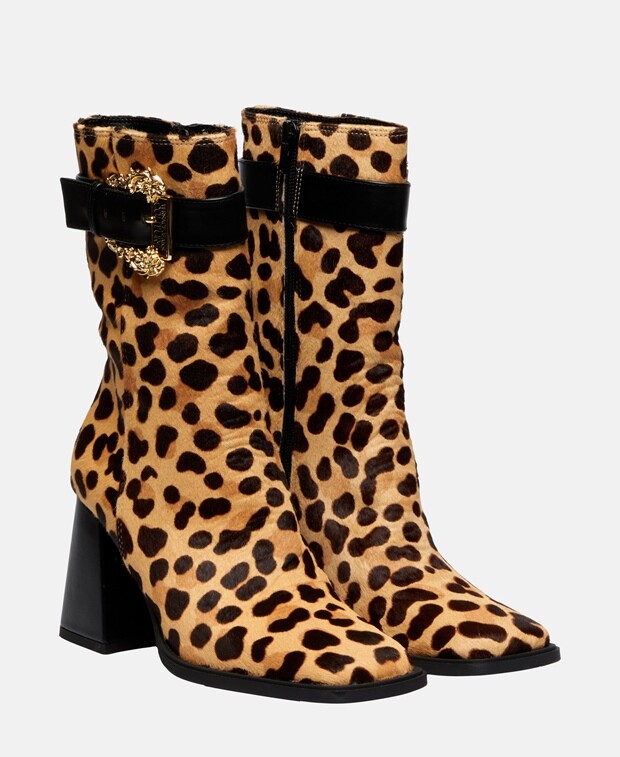 

Телячьи сапоги Versace Jeans Couture, бронзовый
