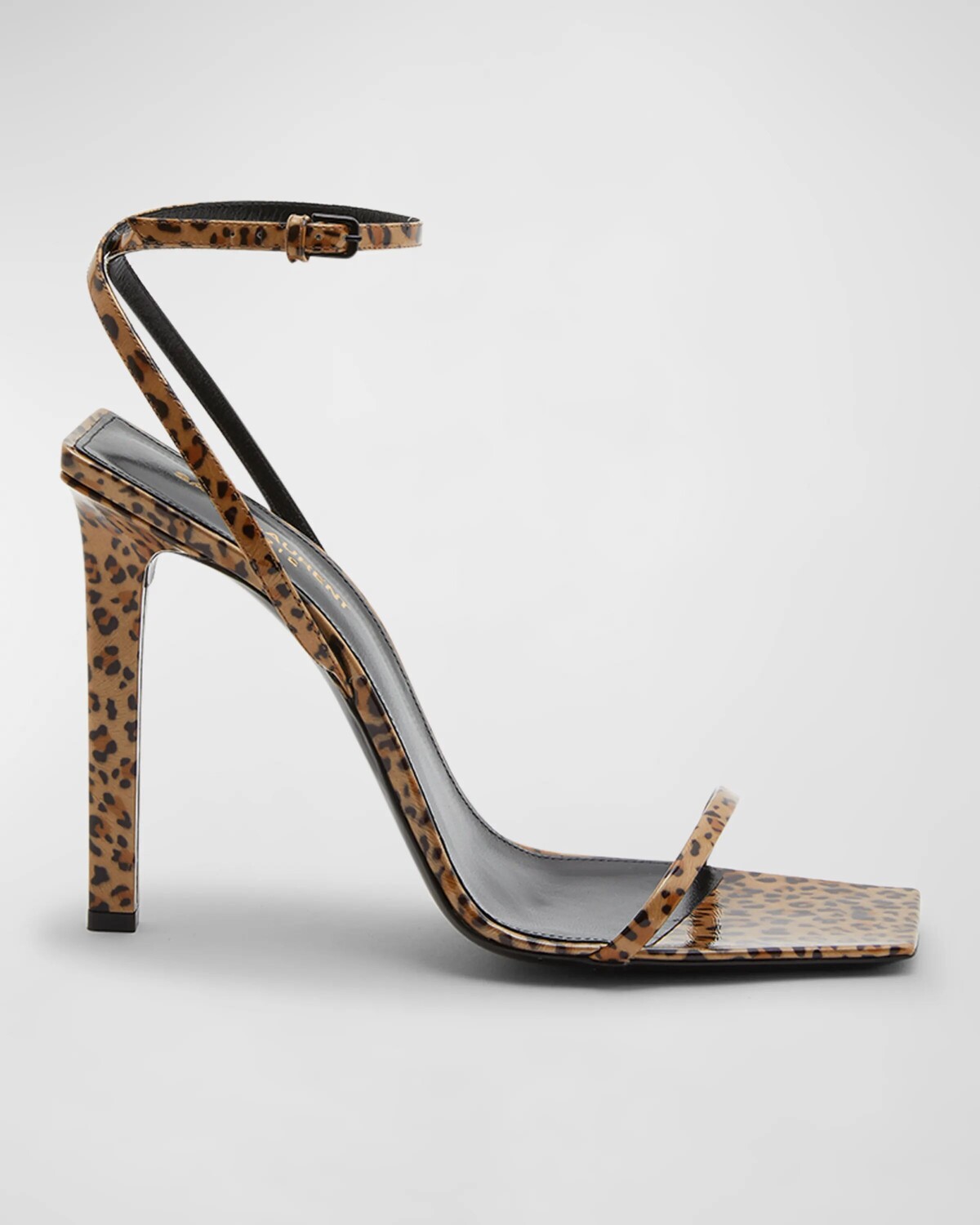 

Кожаные сандалии Pam с леопардовым принтом Saint Laurent, цвет Naturale Leopard