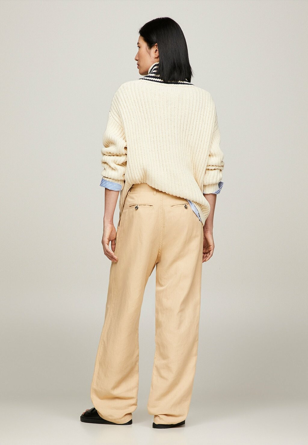 

Брюки RELAXED STRAIGHT Tommy Hilfiger, бежевый
