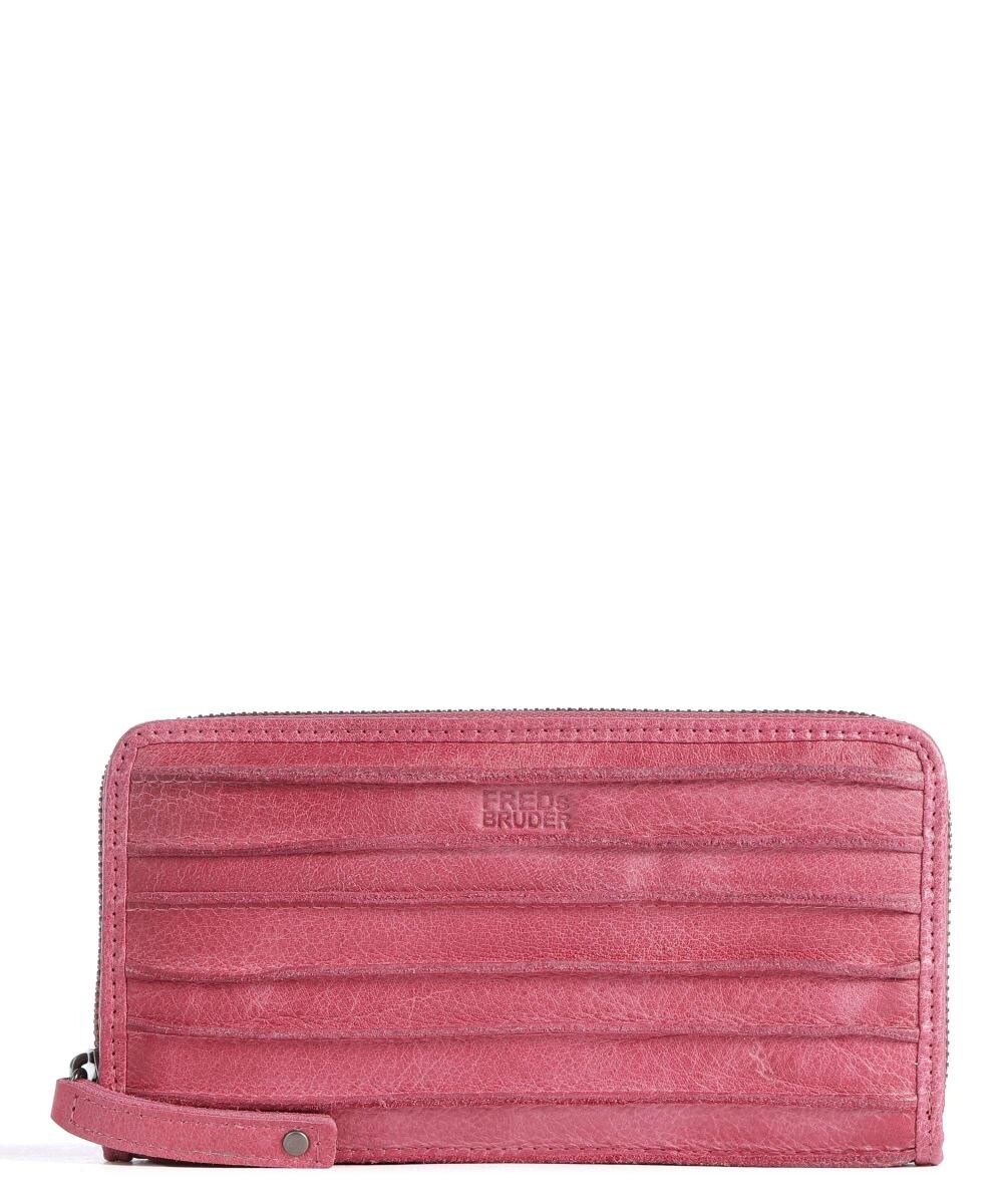 

Кошелек Riffel Big Total из зернистой яловой кожи Fredsbruder, розовый