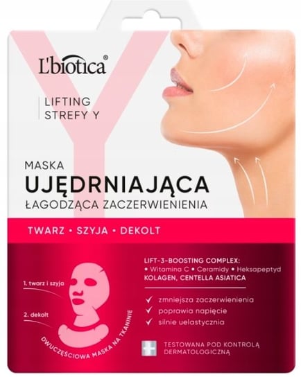 цена Укрепляющая маска, 1 шт. Lbiotica, Y Zone Lifting, LBIOTICA / BIOVAX