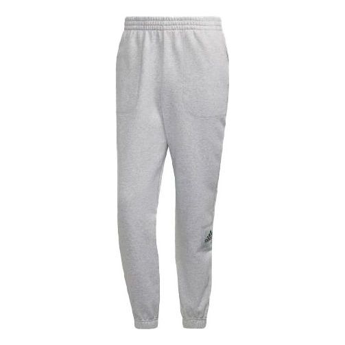 

Спортивные штаны Men's adidas Logo Solid Color Loose Bundle Feet Sports Pants/Trousers/Joggers Gray, серый