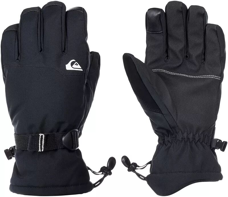 Мужские перчатки Quiksilver Mission для сноуборда/лыжи, черный цена и фото