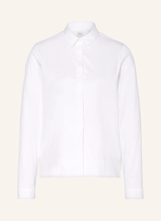 Блузка-рубашка оверсайз Eterna, белый