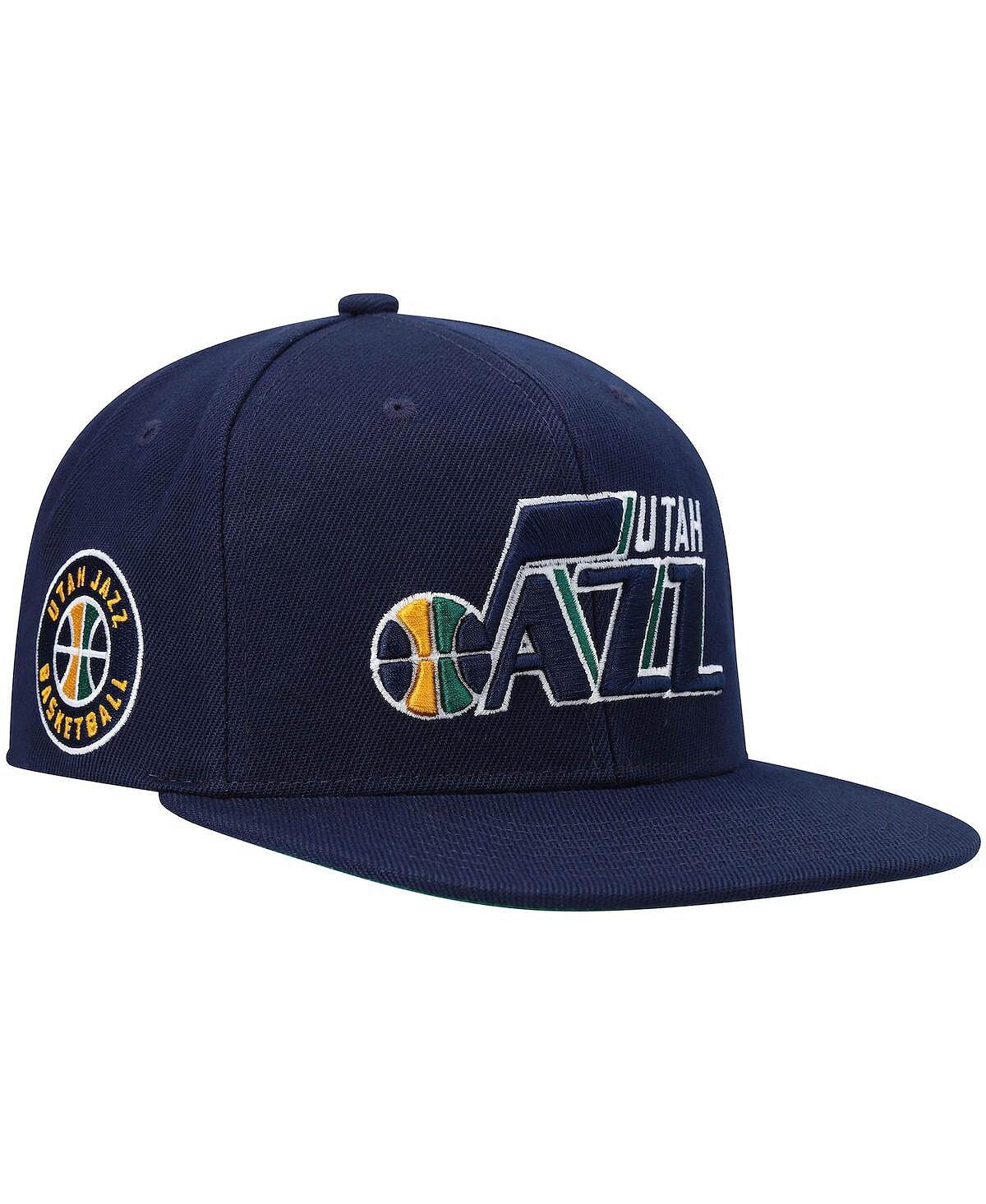 

Мужская темно-синяя кепка Utah Jazz Core с боковой застежкой Mitchell & Ness