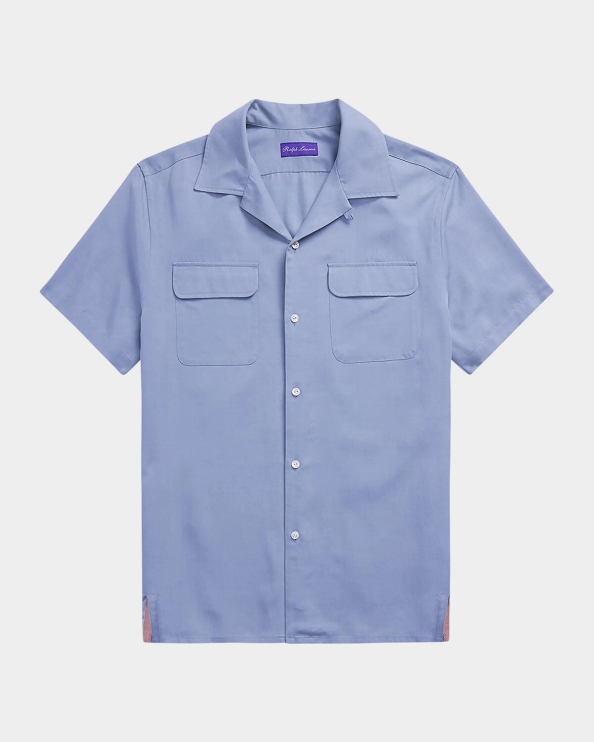 

Мужская рубашка из твила Camp Ralph Lauren Purple Label, синий