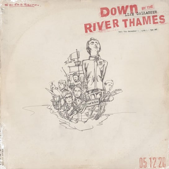 Виниловая пластинка Gallagher Liam - Down By The River Thames by the river piedra i sat down