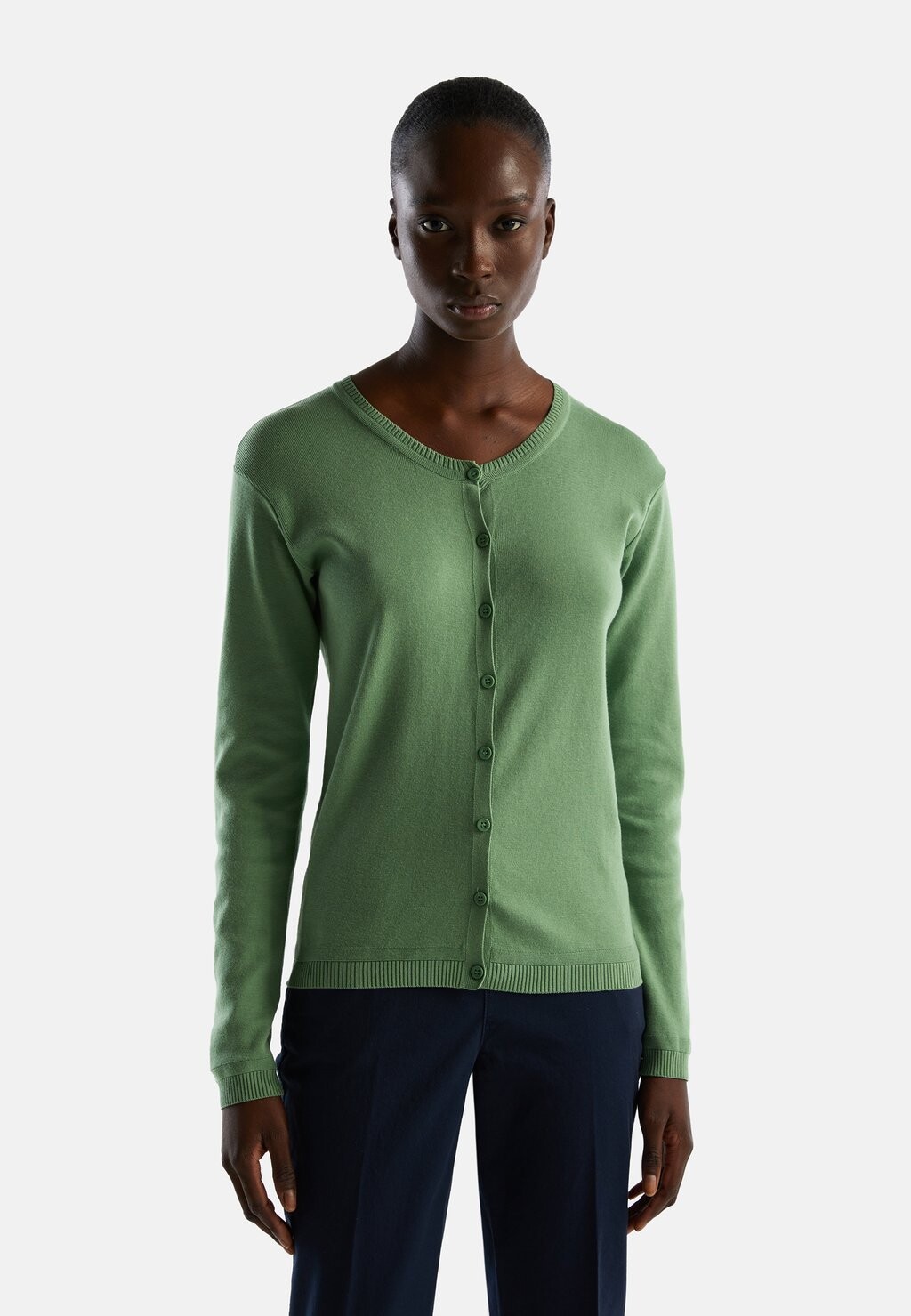 

Кардиган United Colors of Benetton, зеленый