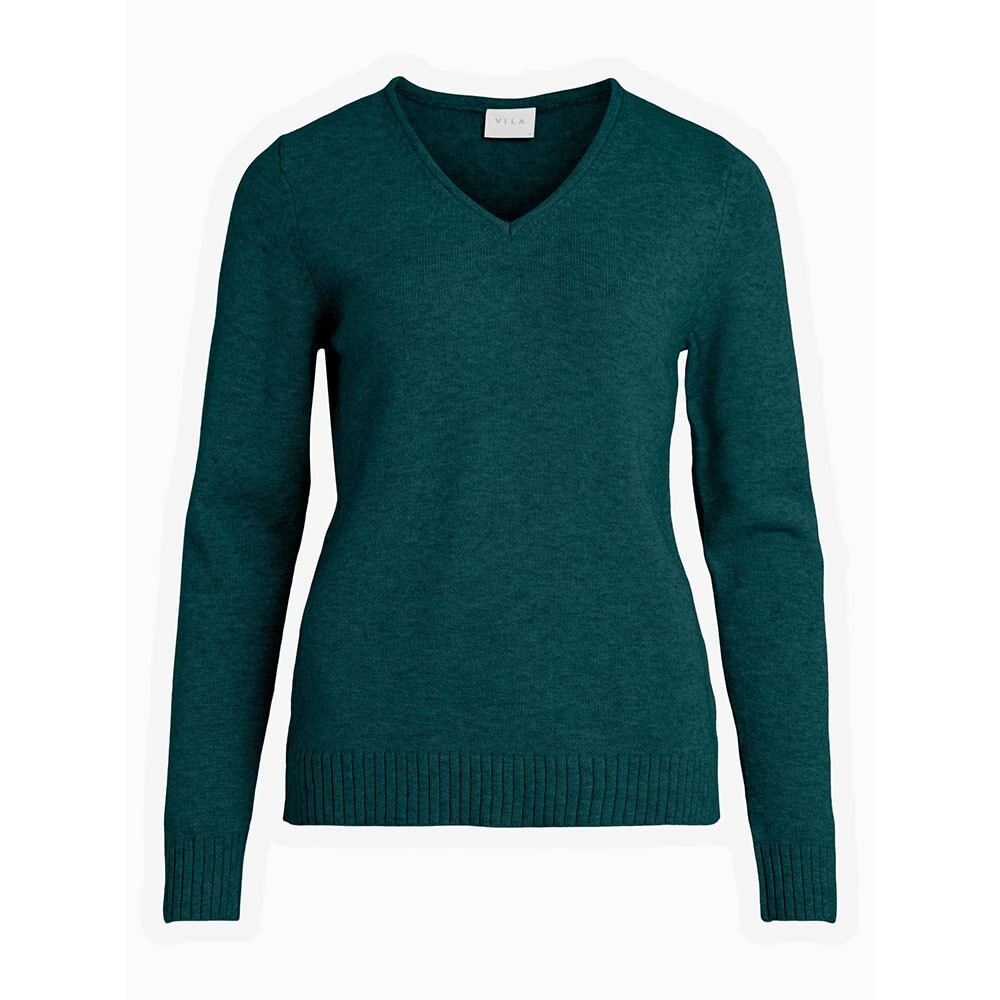 

Свитер Vila Ril V Neck, зеленый