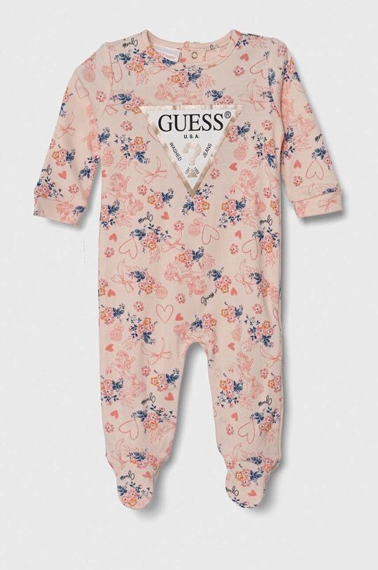 

Хлопковые детские комбинезоны Guess, оранжевый