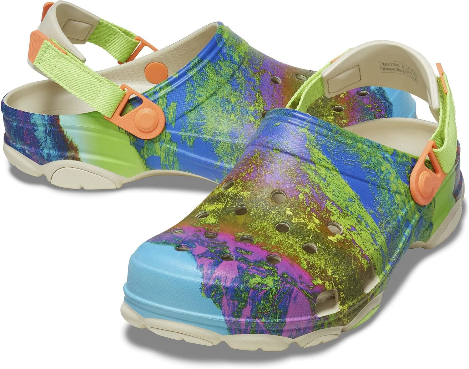 

Сабо Classic All-Terrain Clog Crocs, цвет Multi Far Out