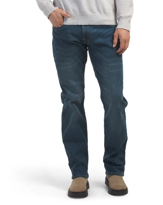 

Свободные джинсы скинни стрейч Buffalo David Bitton, цвет Dark Wash